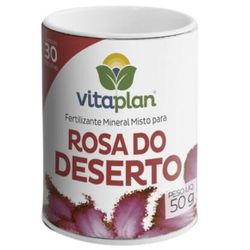 FERTILIZANTE PASTILHA ROSA DO DESERTO 50G VITAPLAN - Laboraves