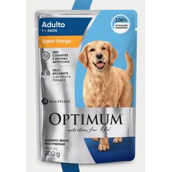 CARNE CAO OPTIMUM SACHE 100G FRG ADULTO - Laboraves