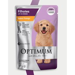CARNE CAO OPTIMUM SACHE 100G FRG FILHOTE - Laboraves