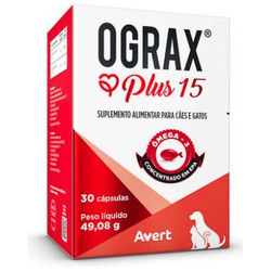 OGRAX PLUS 15 - 30 CAP CAES E GATO - Laboraves