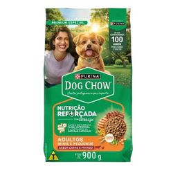 RACAO CAO DOG CHOW 900G AD R PEQ - Laboraves