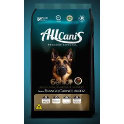 RACAO CAO ALLCANIS 15KG SENIOR R MED/GRD - Laboraves