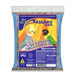 ALIM.PASSARO CALOPSITA 5 KG PASSARO FORTE - Laboraves