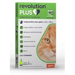 REVOLUTION PLUS GATO 1ML ( 5.1 A 10 KG ) VERDE CAD... - Laboraves