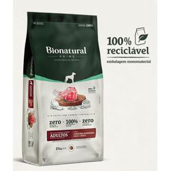 RACAO CAO BIONATURAL AD 15KG R GDE/GIG CORDEIRO - Laboraves