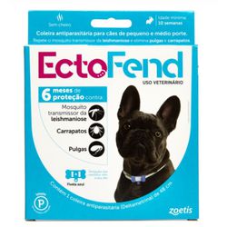 COLEIRA ANTI CARRAP/PULGA/LESH. ECTOFEND P 48CM AZ... - Laboraves