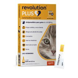 REVOLUTION PLUS GATO 0.25ML (ATE 2.5 KG) AMARELO C... - Laboraves