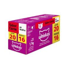 CARNE GATO WHISKAS PF PACK -LV20 PG16- CARNE 85G - Laboraves