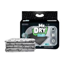 TAPETE CAO HIGIENICO MR DRY BLACK 80X60 C/30UN - Laboraves