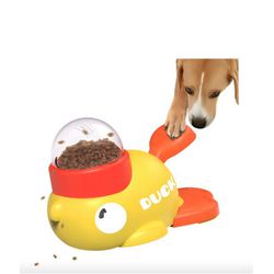 BRINQ CAO INTERATIVO DOG PUZZLE FEEDER TOY DUCK - Laboraves