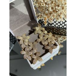 Brinco Flores Dourado - LACARMEN