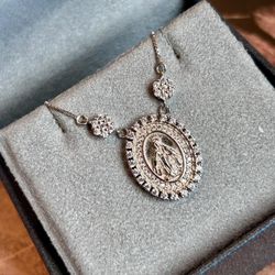 Medalha Nsra Das Graças Prata925 - LACARMEN