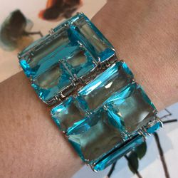 Pulseira Maxi Água Marinha - LACARMEN