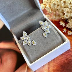 Brinco EarCuff Gotas Fancy Yellow - LACARMEN
