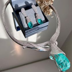 Conjunto Luxo Copo de Leite Turmalina - LACARMEN