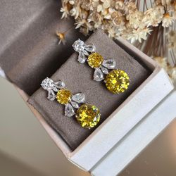 Brinco Luxo Fancy Yellow - LACARMEN