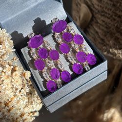 Brinco Cascata Ultra Violeta - LACARMEN