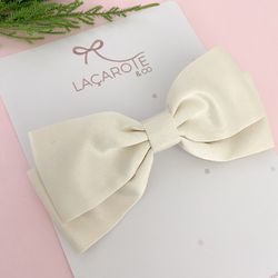 Laço Viena G Acetinado (Presilha) - Laçarote & Co