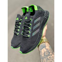 Tênis Adidas 4d Fwd Preto Verde com Detalhe Reflet... - LA CASA DO DROP