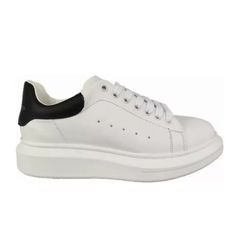 Tênis Oversized Alexander Mcqueen Branco Preto - ... - LA CASA DO DROP