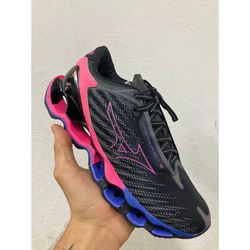 Tênis Mizuno Prophecy 12 Preto/rosa - MZ12-101 - LA CASA DO DROP