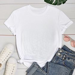 Camiseta Feminina Básica Unissex T-shirt Lisa 100%... - LA CASA DO DROP