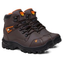 Bota Caterpillar Catpriime Marrom Laranja - CA103 - LA CASA DO DROP