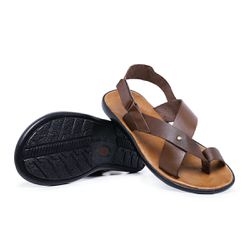 Sandália Masculina Nomad Tira Cruzada Couro Legíti... - LA CASA DO DROP