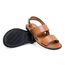 Chinelo Sandália de Couro Masculina Santorini Cara... - LA CASA DO DROP