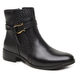 Bota Feminina Montaria em Couro Michigan Preto – E... - LA CASA DO DROP