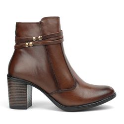 Bota Feminina FG em Couro Joana Pinhão – Design Cl... - LA CASA DO DROP
