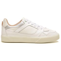 Tênis Feminino em Couro Luna Branco - Casual e Ate... - LA CASA DO DROP