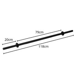 Barra Pump 1,20m Oca Com Presilha Espiral Unidade ... - LA CASA DO DROP