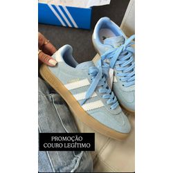 Tênis Adidas Gazelle Indoor Azul Claro - GZ-AZUL - LA CASA DO DROP