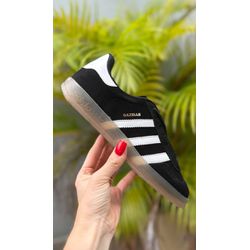 Tênis Adidas Gazelle Indoor Preto Branco - GZ-PTOB... - LA CASA DO DROP