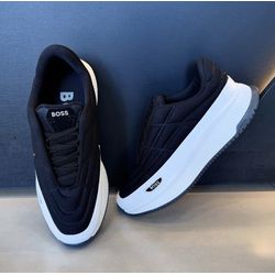 Tênis Masculino Boss Evo Ttnm Run Black White - B... - LA CASA DO DROP