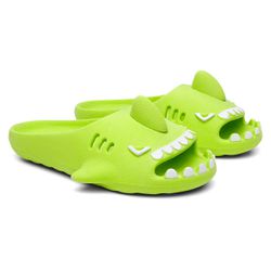 Chinela Infantil Nuvem Slide Sharky Fun Tubarão Di... - LA CASA DO DROP
