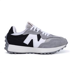 Tênis Casual Masculino New Balance 327 V1 Cinza/Br... - LA CASA DO DROP