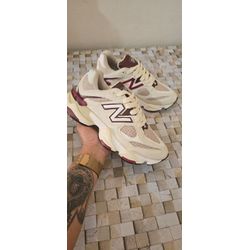 Tênis New Balance 9060 Feminino Bege Cereja - NBCE... - LA CASA DO DROP