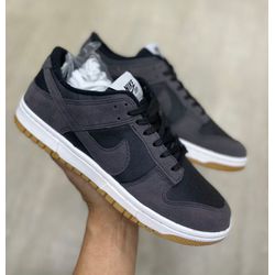 Tênis Nike Sb Dunk Low Unissex Preto/branco/cinza