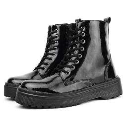 Bota Feminina Coturno Plataforma Baixa Blogueira M... - LA CASA DO DROP