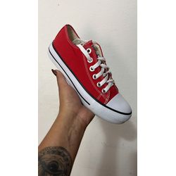 TÊnis Allstar Vermelho Lona - OUT1055 - LA CASA DO DROP