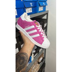 TÊnis Adidas Superstar Rosa Veludo - OUT1026 - LA CASA DO DROP