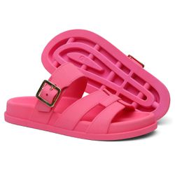 Sandalia Nuvem Microexpandido Feminino com Fivela ... - LA CASA DO DROP