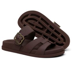 Sandalia Nuvem Microexpandido Feminino com Fivela ... - LA CASA DO DROP