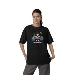 Camiseta Oversized Longa SuperPoderosas Docinho - ... - LA CASA DO DROP