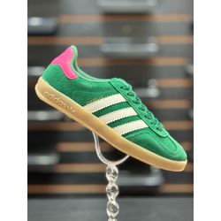 Tênis Adidas Gazelle Indoor Verde Bandeira - GA102 - LA CASA DO DROP