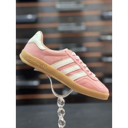 Tênis Adidas Gazelle Indoor Rosa Branco - GA106 - LA CASA DO DROP