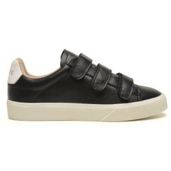 Tênis Couro Feminino Louise Preto - REF2073PRETO - LA CASA DO DROP