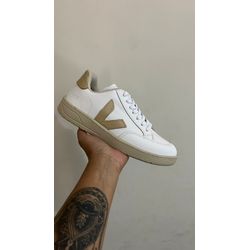 Tênis Casual Feminino V-12 Branco/dourado - TR1000... - LA CASA DO DROP